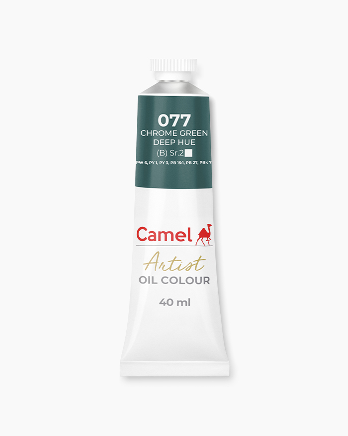 Camel Artist Oil Colours Chrome Green Deep Hue